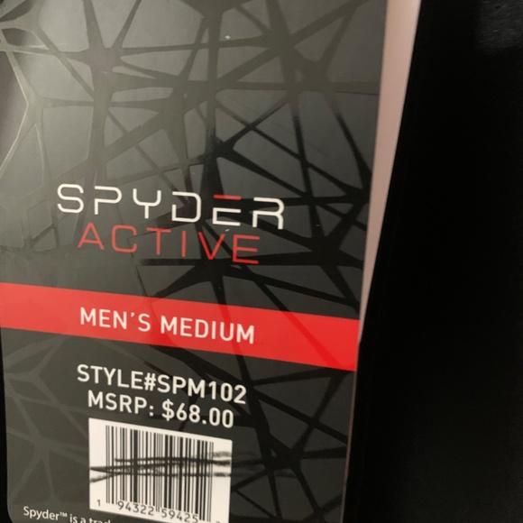 Spyder ProWeb Fleece Lined Thermal Shirt style# spm102 - Picture 2 of 5